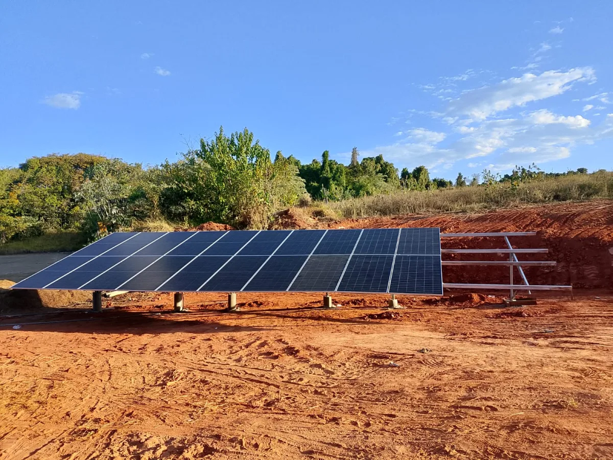 Instalação solar Skalle — Agroindústria, Passos