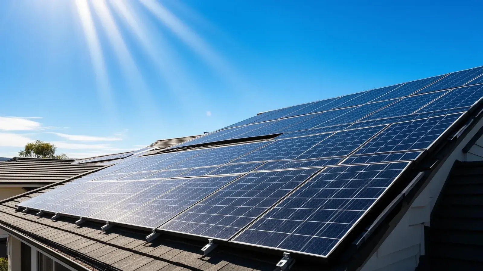 Instalação de painéis solares pela equipe Skalle em Guaxupé, Sul de Minas