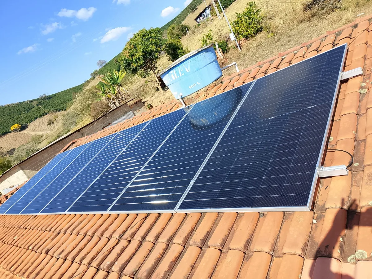 Instalação solar Skalle — Residencial, Guaranésia